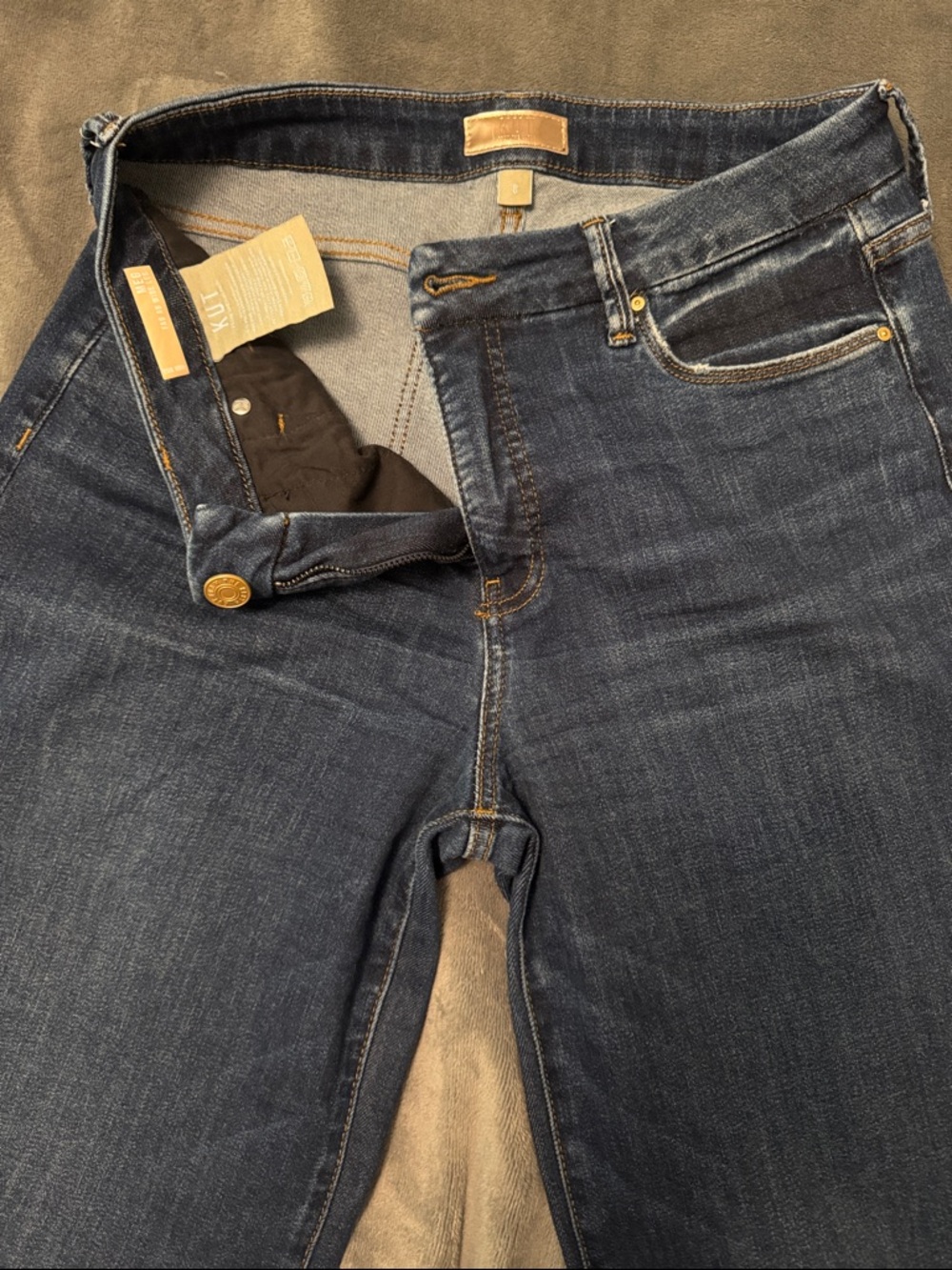 Kut from the Kloth Dark Blue Flare Jeans